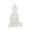 Relaxdays Buddha-Figur In Weiß - (H)17 Cm
