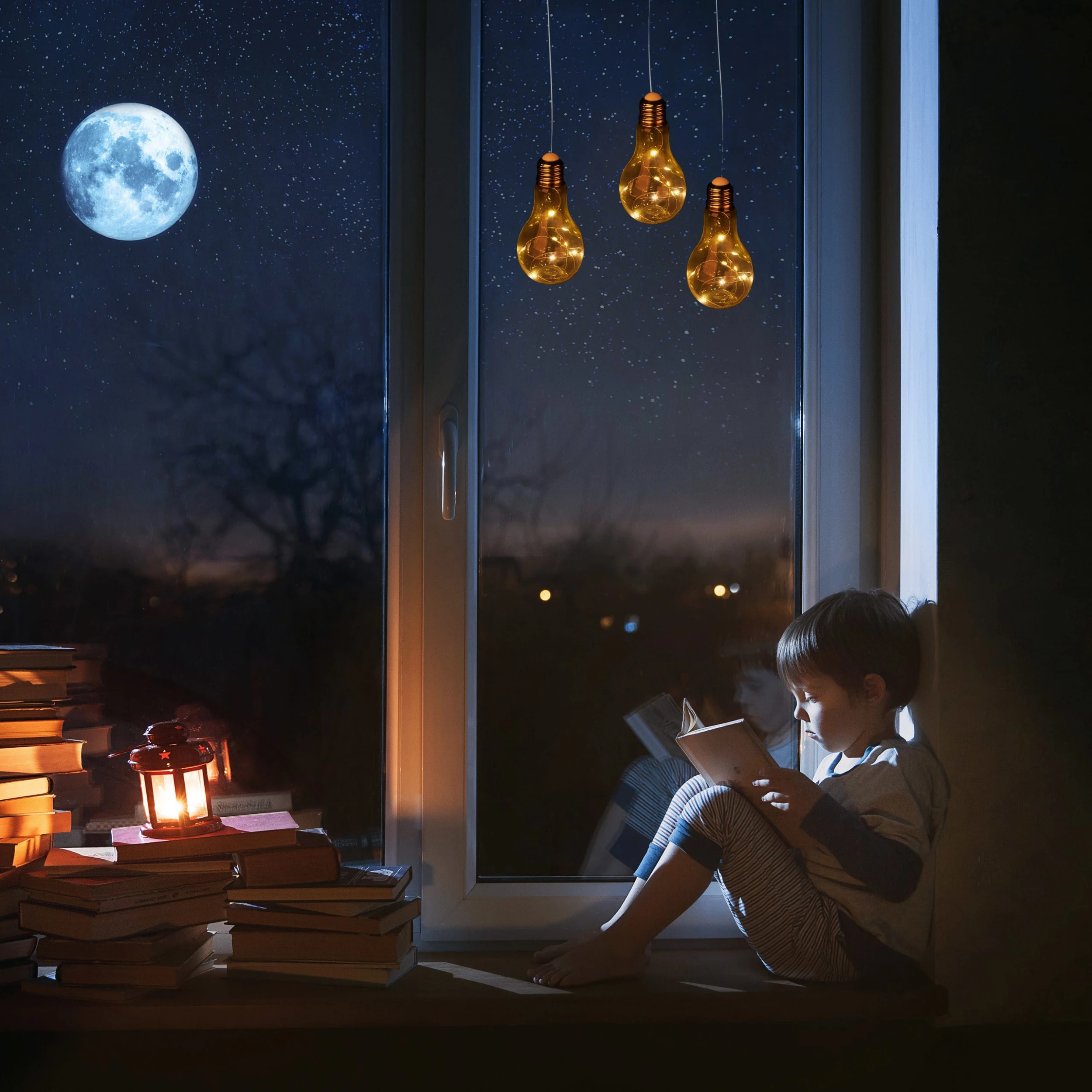 Relaxdays Deko Glühbirne In Transparent – Bild 2