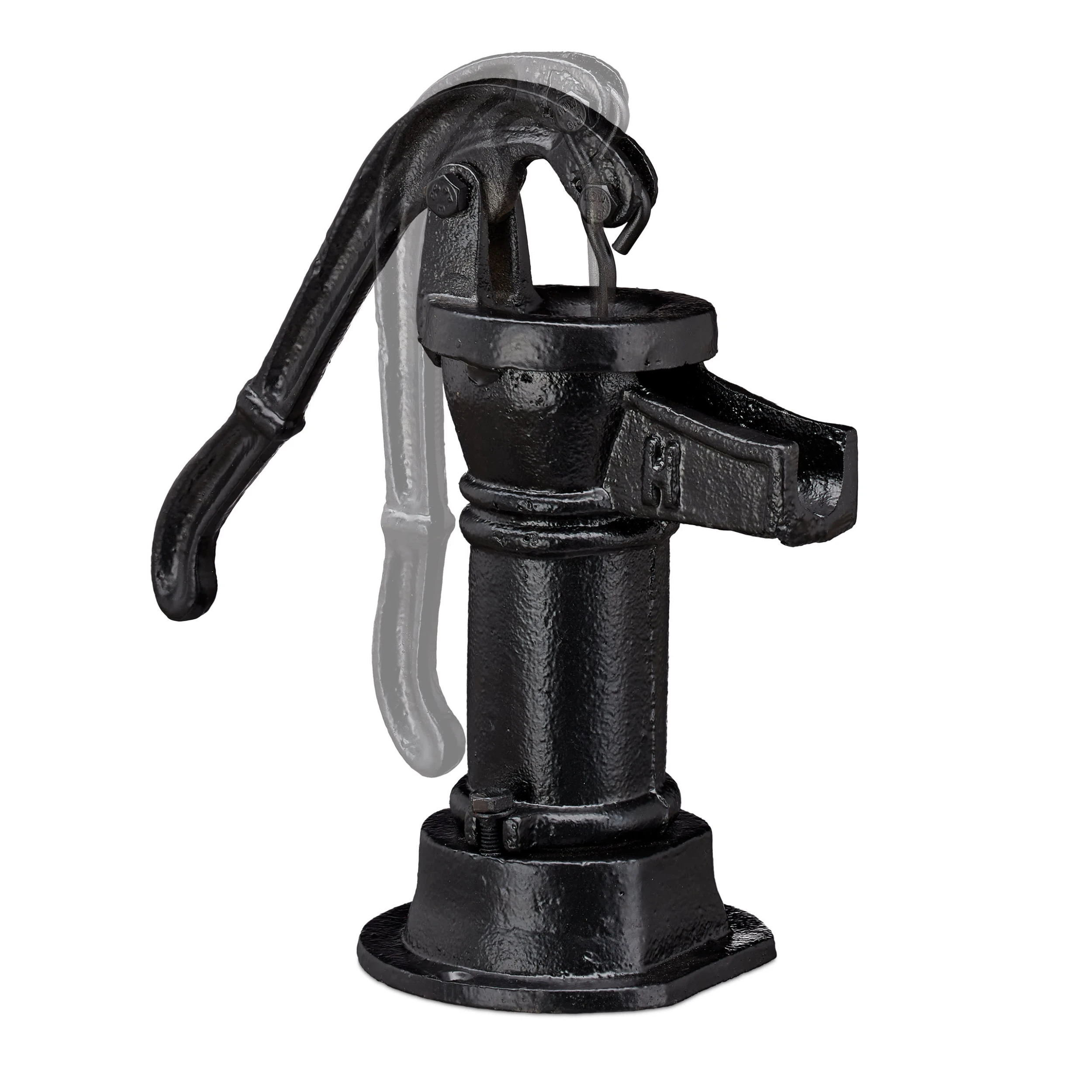 Relaxdays Deko Pumpe In Schwarz – Bild 6