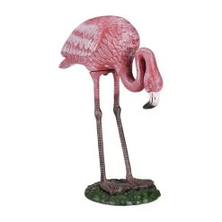 Relaxdays Dekofigur Flamingo In Pink - (H)41 Cm