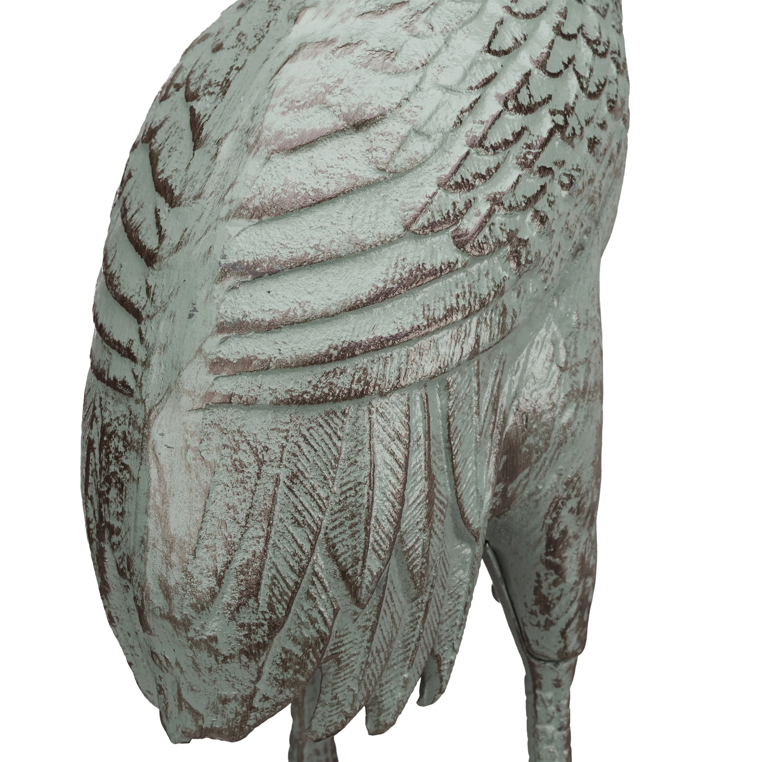 Relaxdays Dekofigur Kranich In Grün - (H)75 Cm – Bild 5