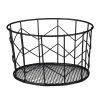 Relaxdays Drahtkorb In Schwarz