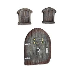 Relaxdays Feentür In Braun