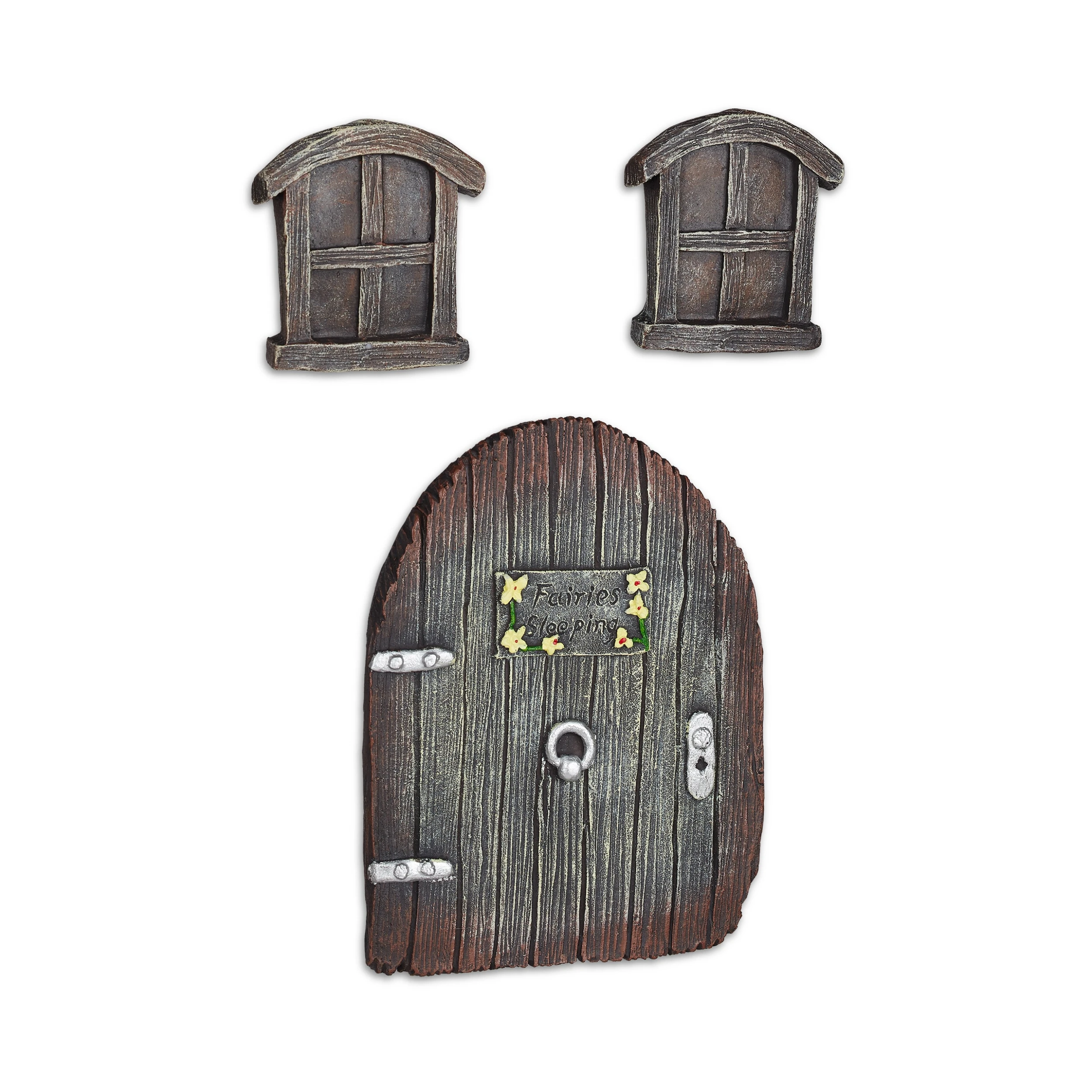 Relaxdays Feentür In Braun