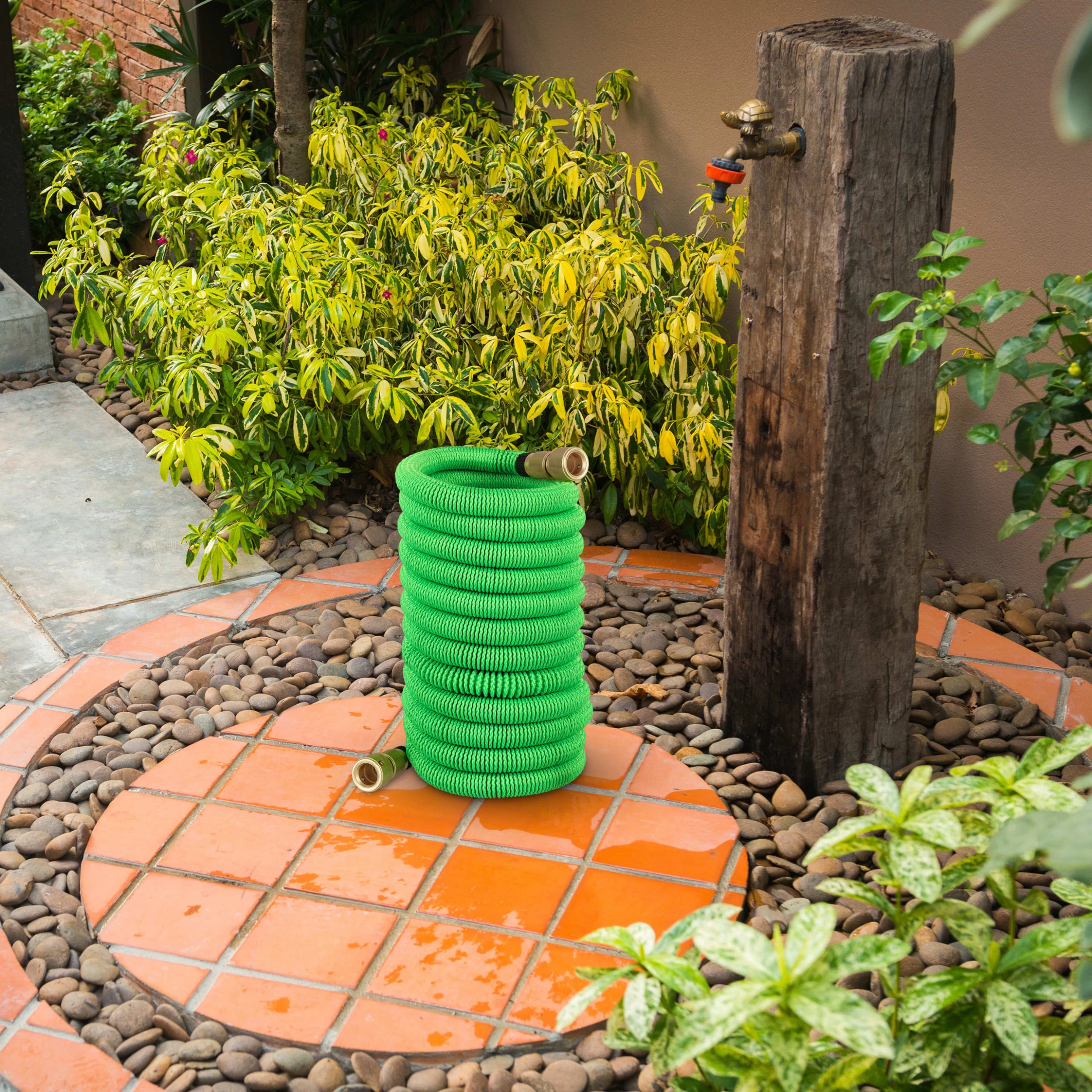 Relaxdays Gartenschlauch In Grün - 15 M – Bild 2