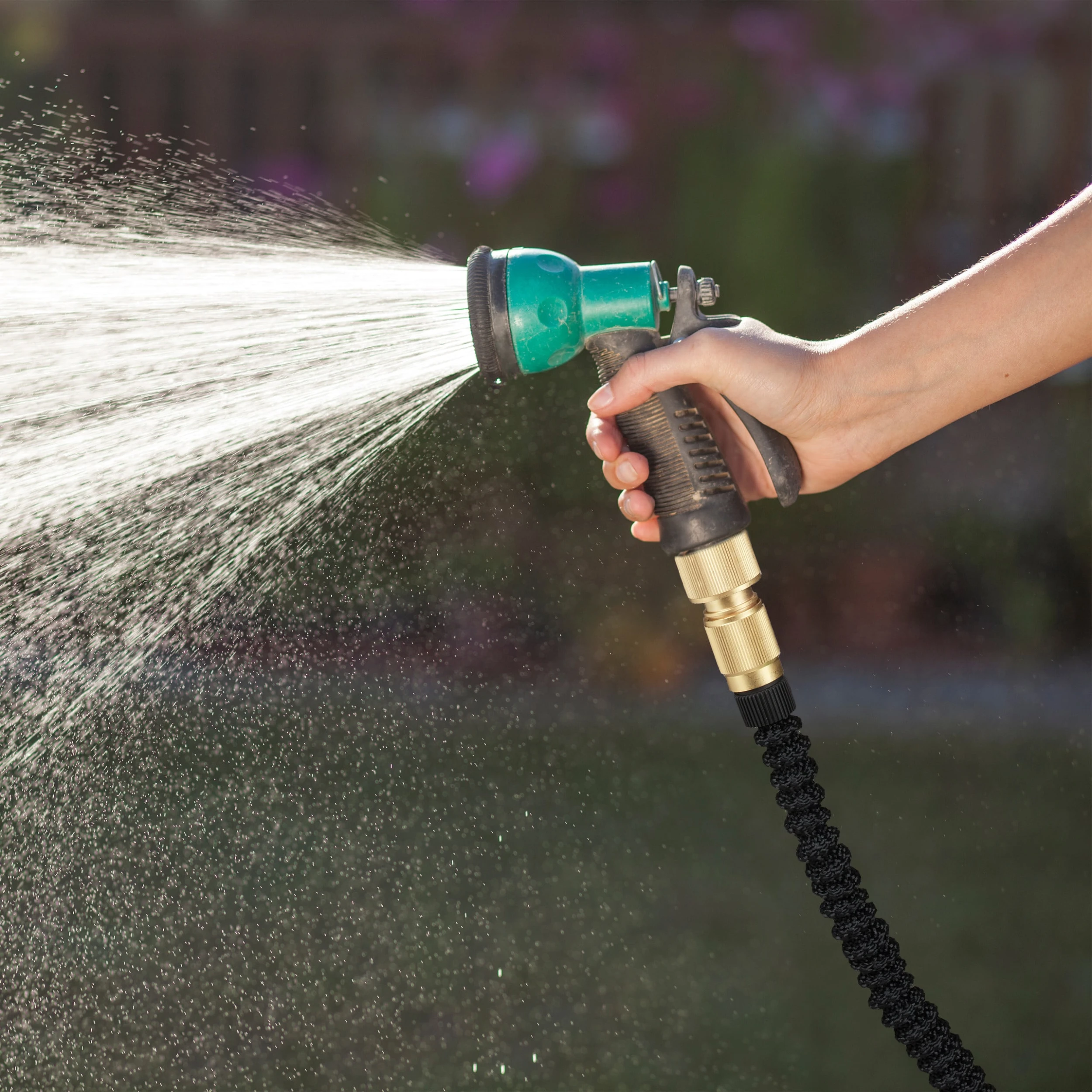 Relaxdays Gartenschlauch In Grün - 15 M – Bild 3