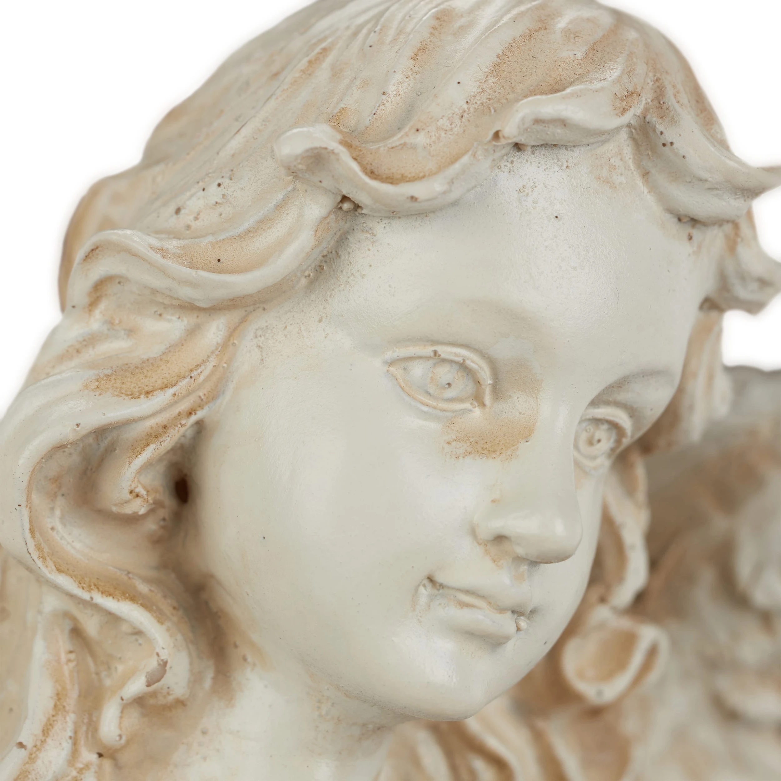 Relaxdays Grabengel In Creme-Weiß – Bild 7