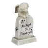 Relaxdays Grabschmuck "Hund" In Creme - (B)10,5 X (H)20 X (T)10 Cm