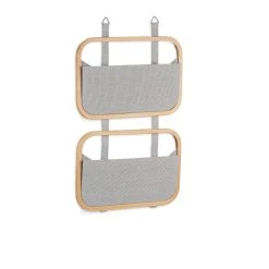 Relaxdays Hängeorganizer In Natur/Grau - (B)40 X (H)60 X (T)1,5 Cm