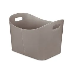 Relaxdays Holzkorb In Dunkelgrau - (B)53,5 X (H)36 X (T)41 Cm