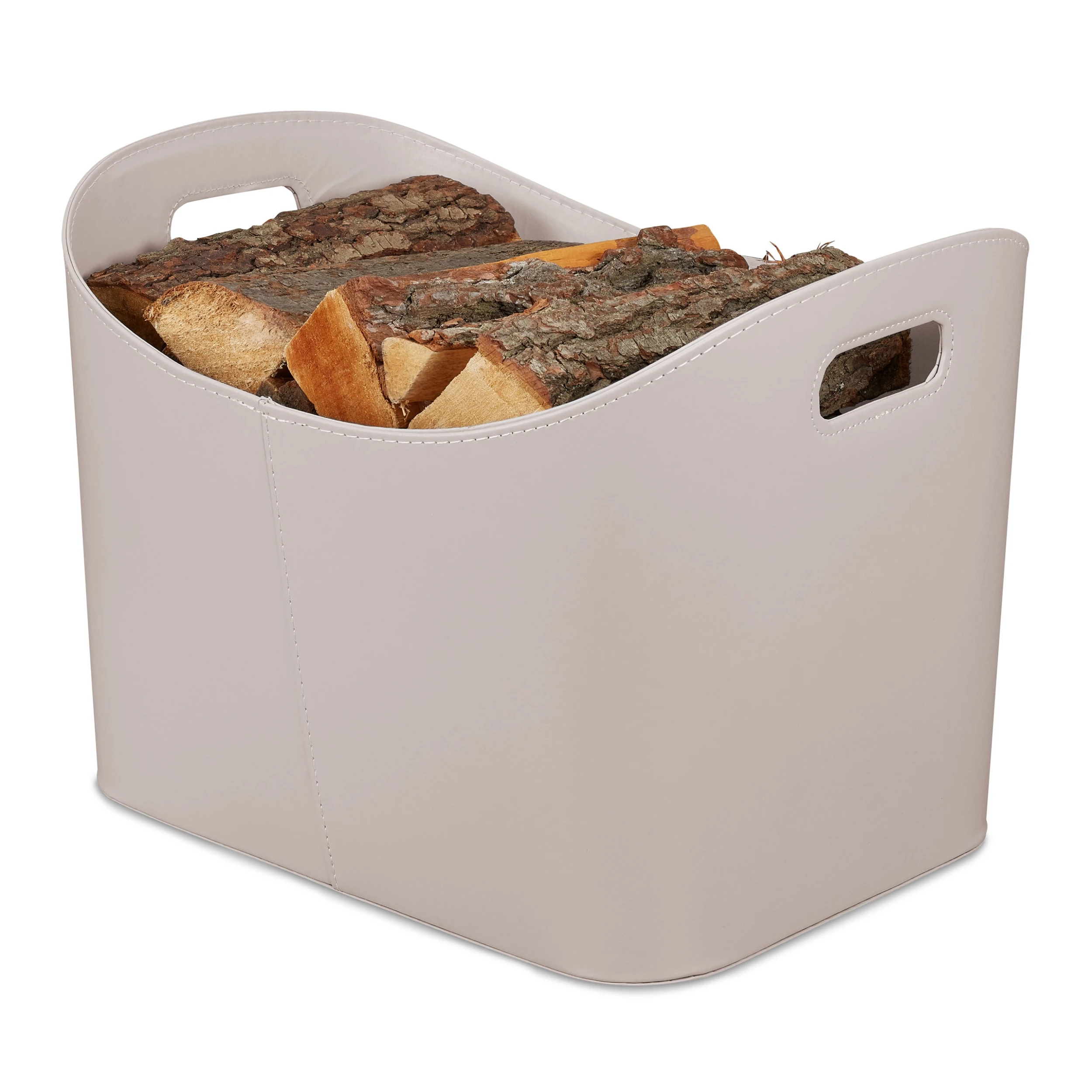 Relaxdays Holzkorb In Hellgrau - (B)53,5 X (H)36 X (T)41 Cm – Bild 8