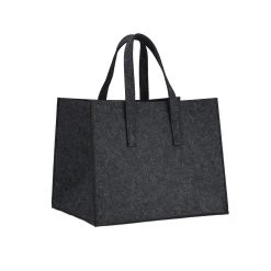 Relaxdays Kaminholzkorb In Anthrazit - (B)43 X (H)34,5 X (T)36,5 Cm