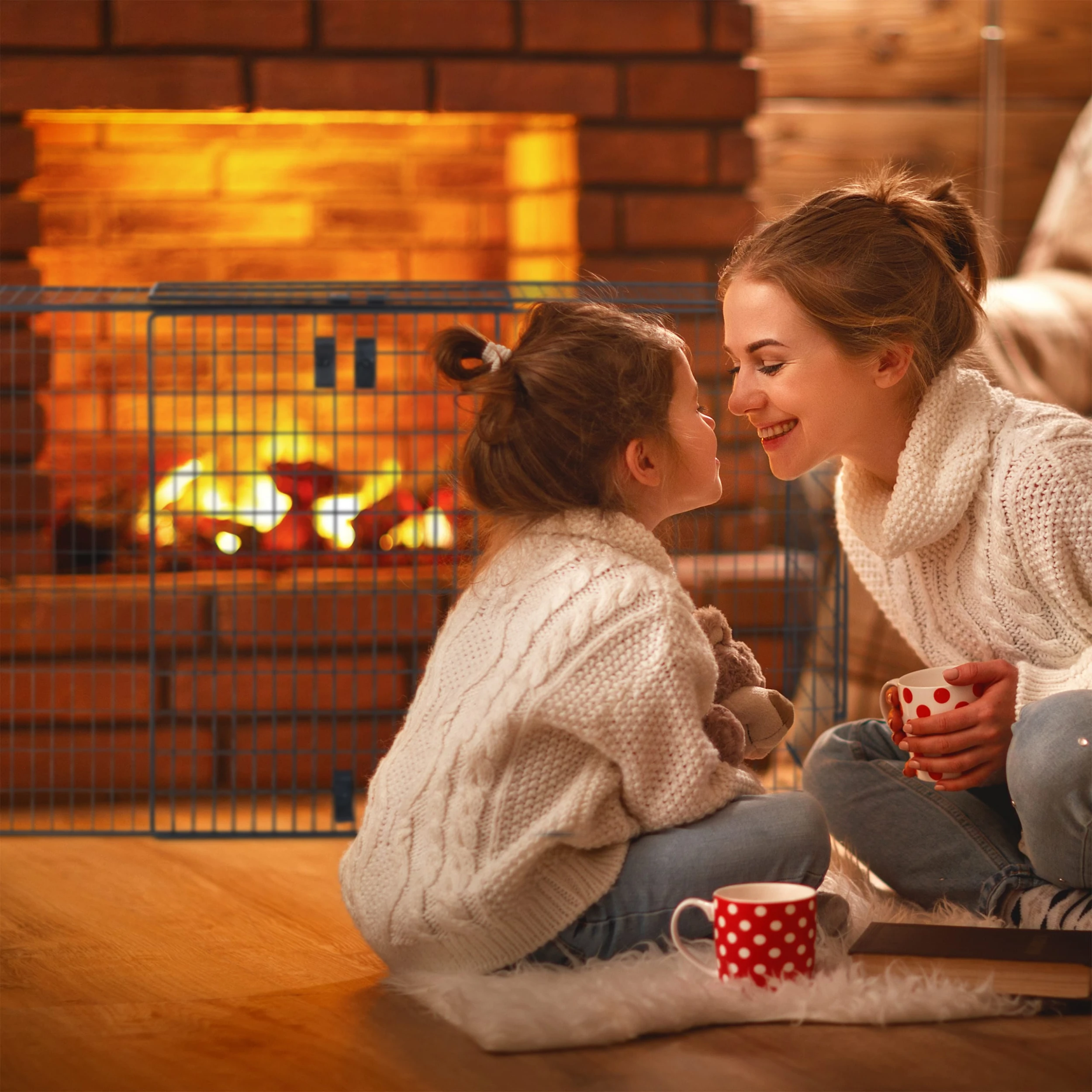 Relaxdays Kaminschutzgitter In Schwarz - (B)160 Cm – Bild 3