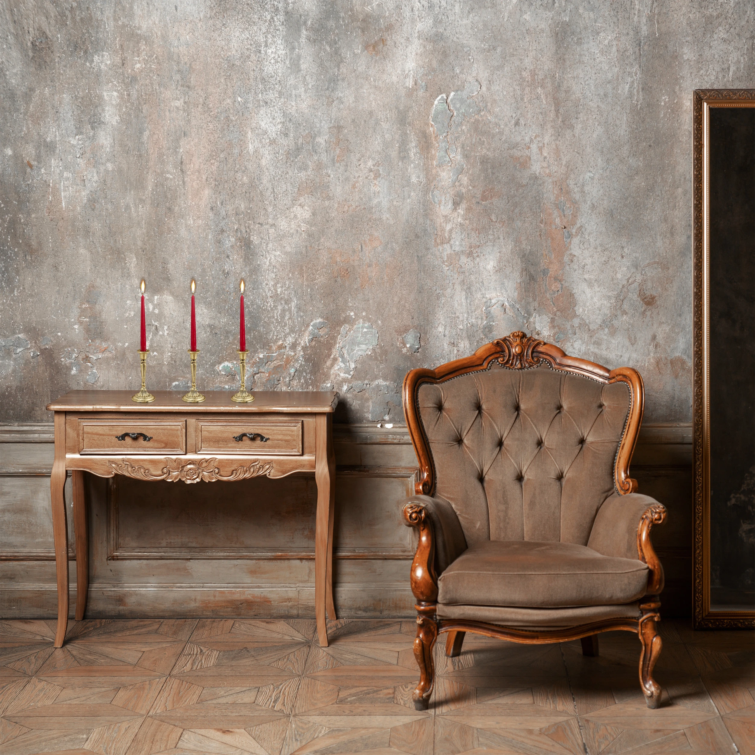 Relaxdays Kerzenständer In Gold – Bild 2