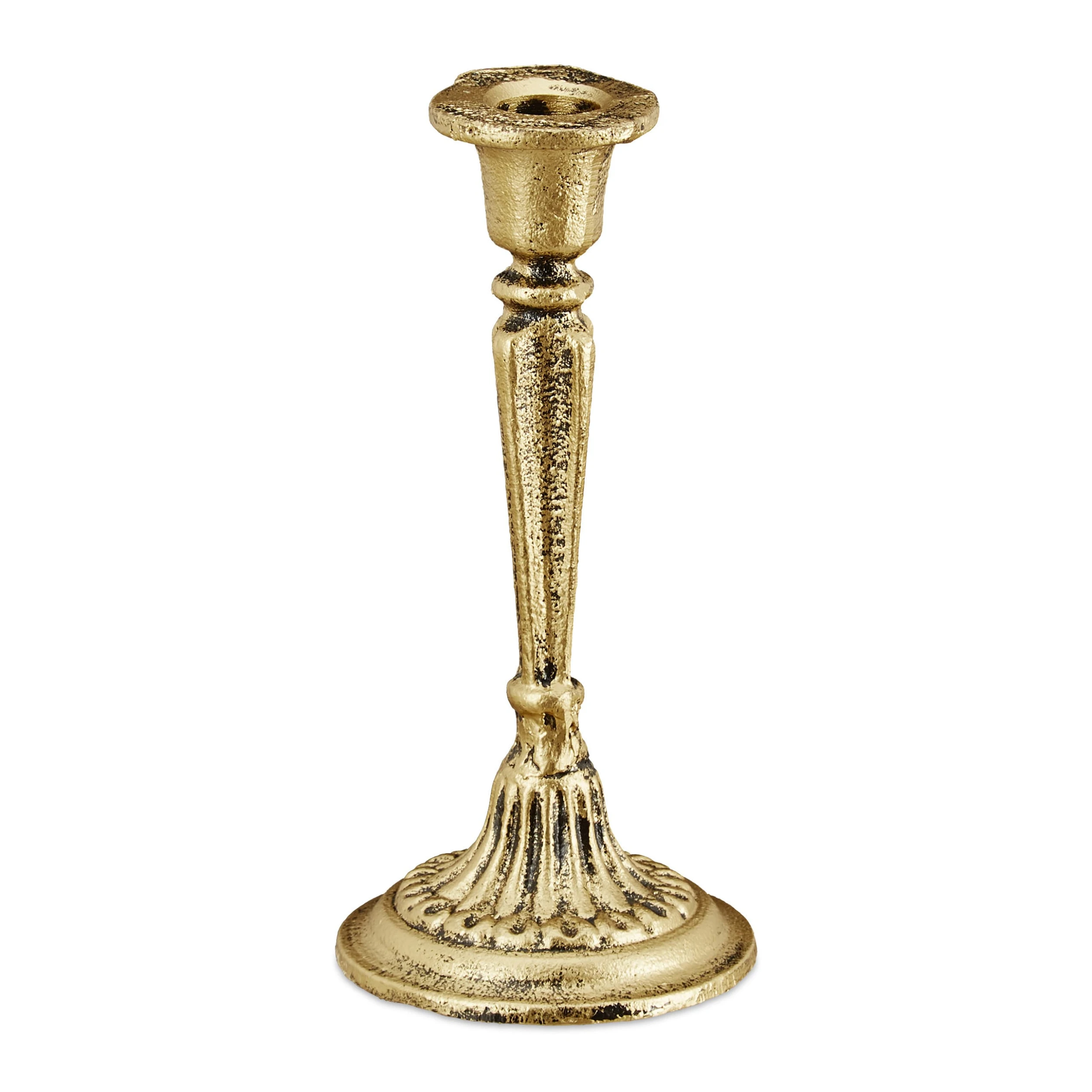 Relaxdays Kerzenständer In Gold