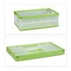 Relaxdays Klappbox In Grün - (B)59 X (H)21,5 X (T)39,5 Cm