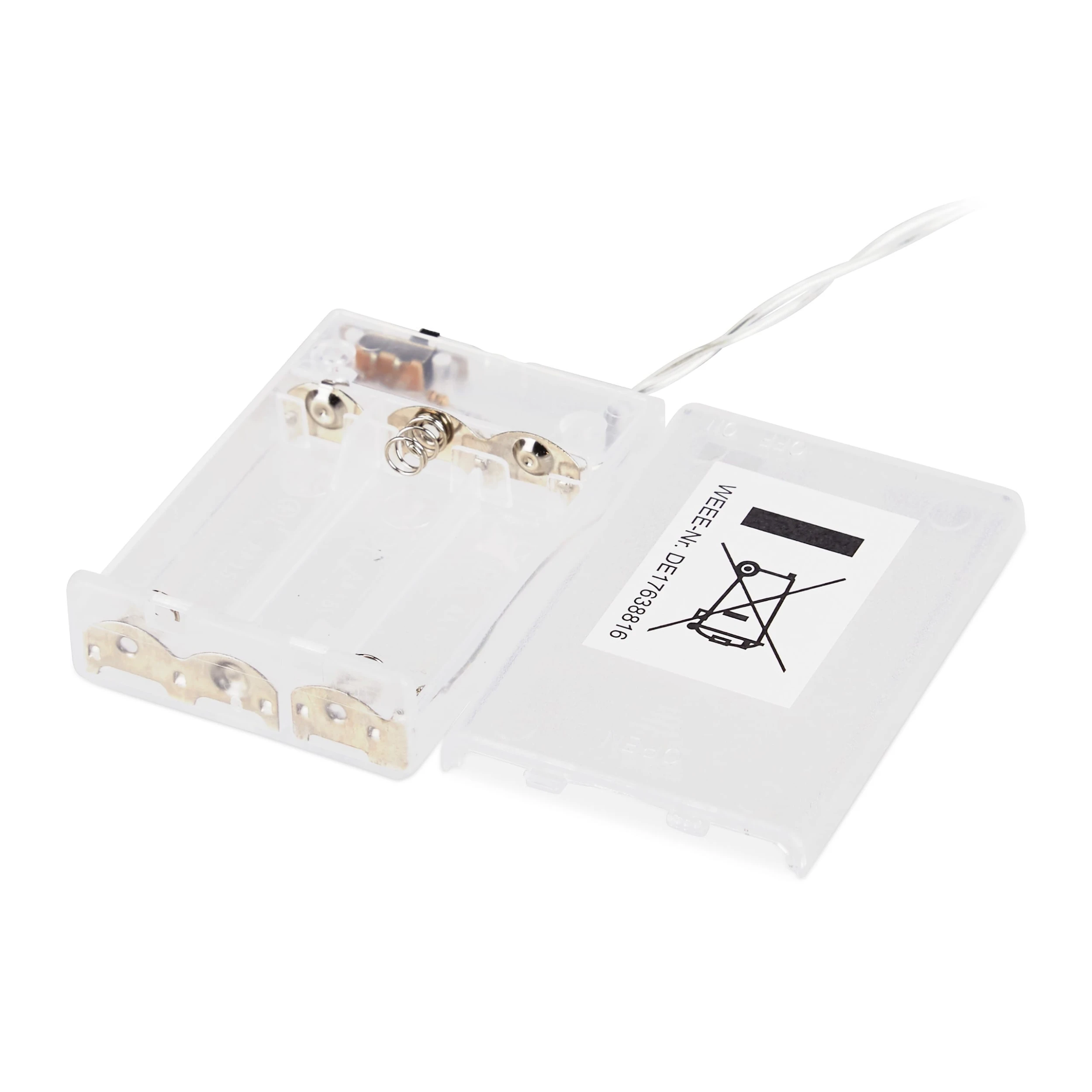 Relaxdays LED Lichterkette In Weiß/Grau/Schwarz (L)160 Cm – Bild 7