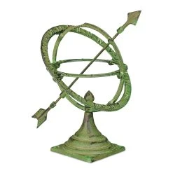 Relaxdays Sonnenuhr In Grün - Ø 30 Cm