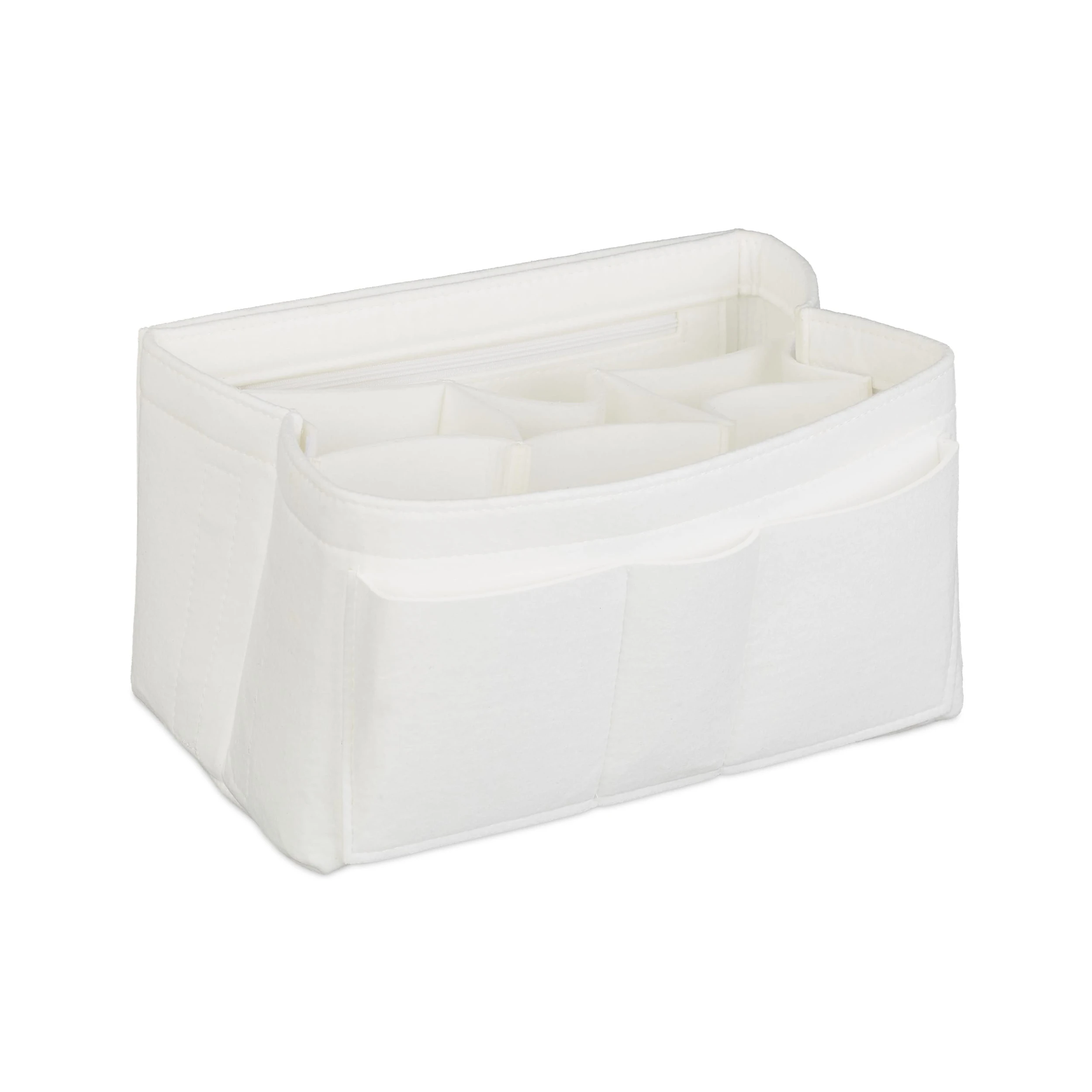 Relaxdays Taschenorganizer In Weiß - (B)29 X (H)16,5 X (T)20 Cm