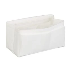 Relaxdays Taschenorganizer In Weiß - (B)32 X (H)17,5 X (T)20 Cm