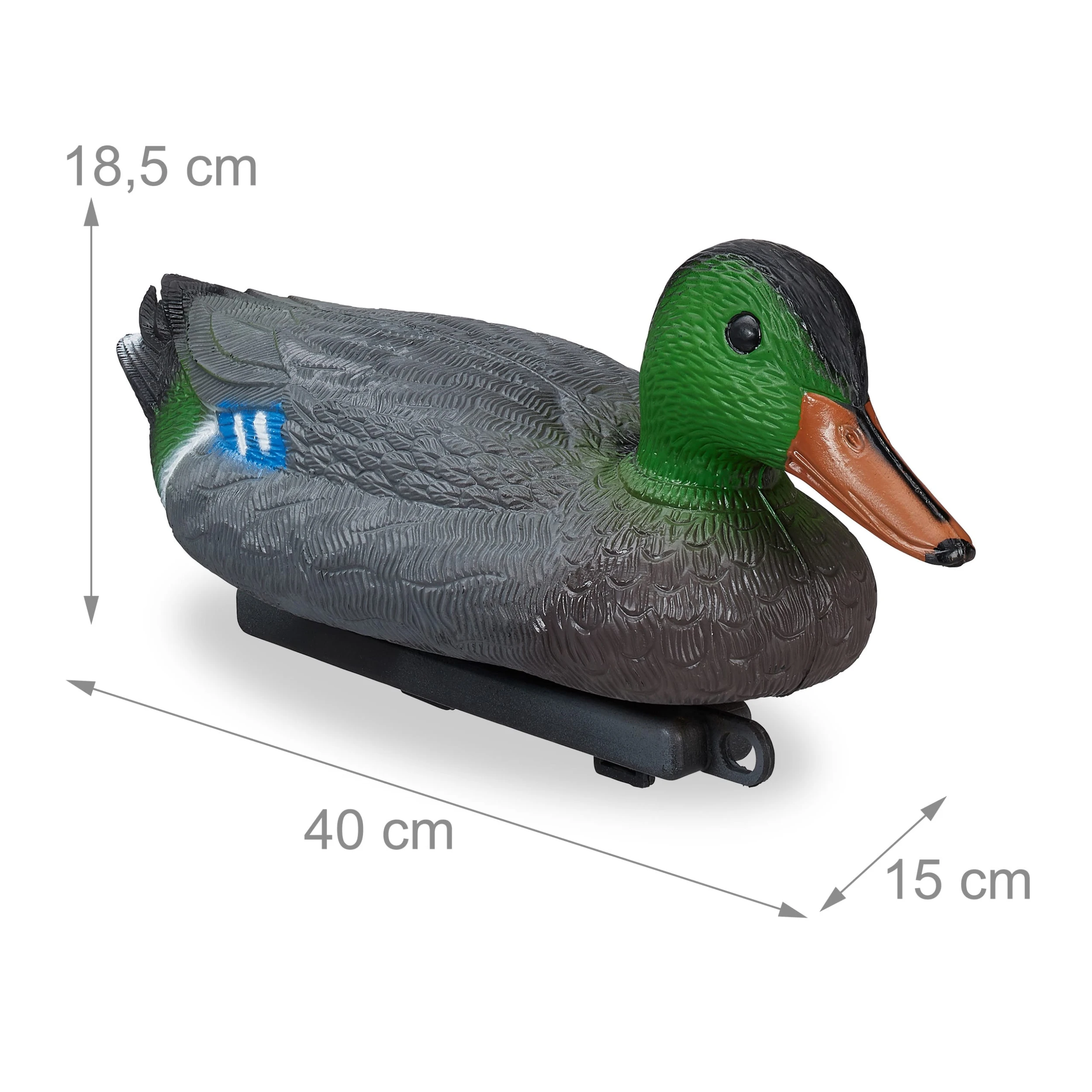 Relaxdays Teichdeo Ente In Bunt – Bild 4