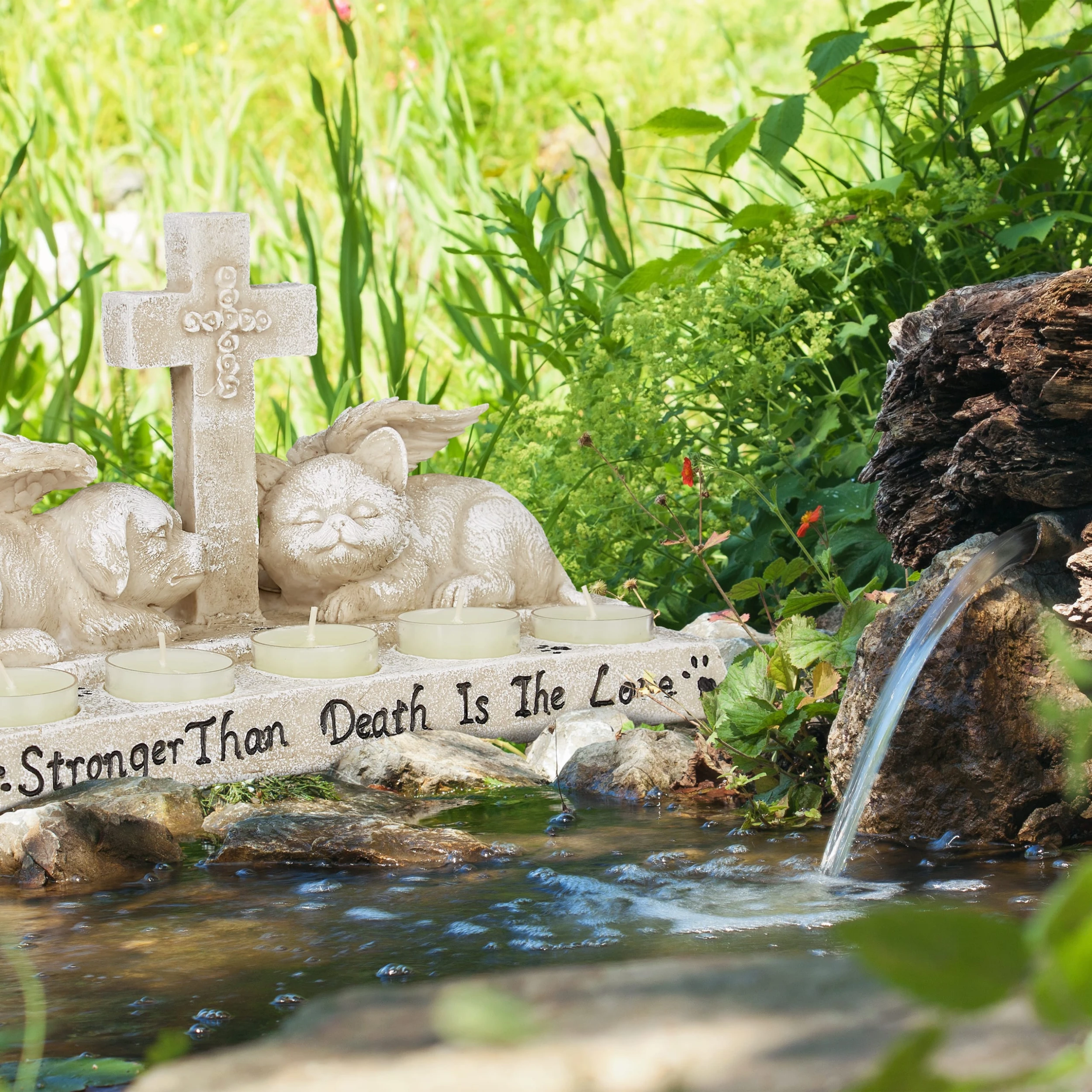 Relaxdays Tier-Grabschmuck In Beige – Bild 5