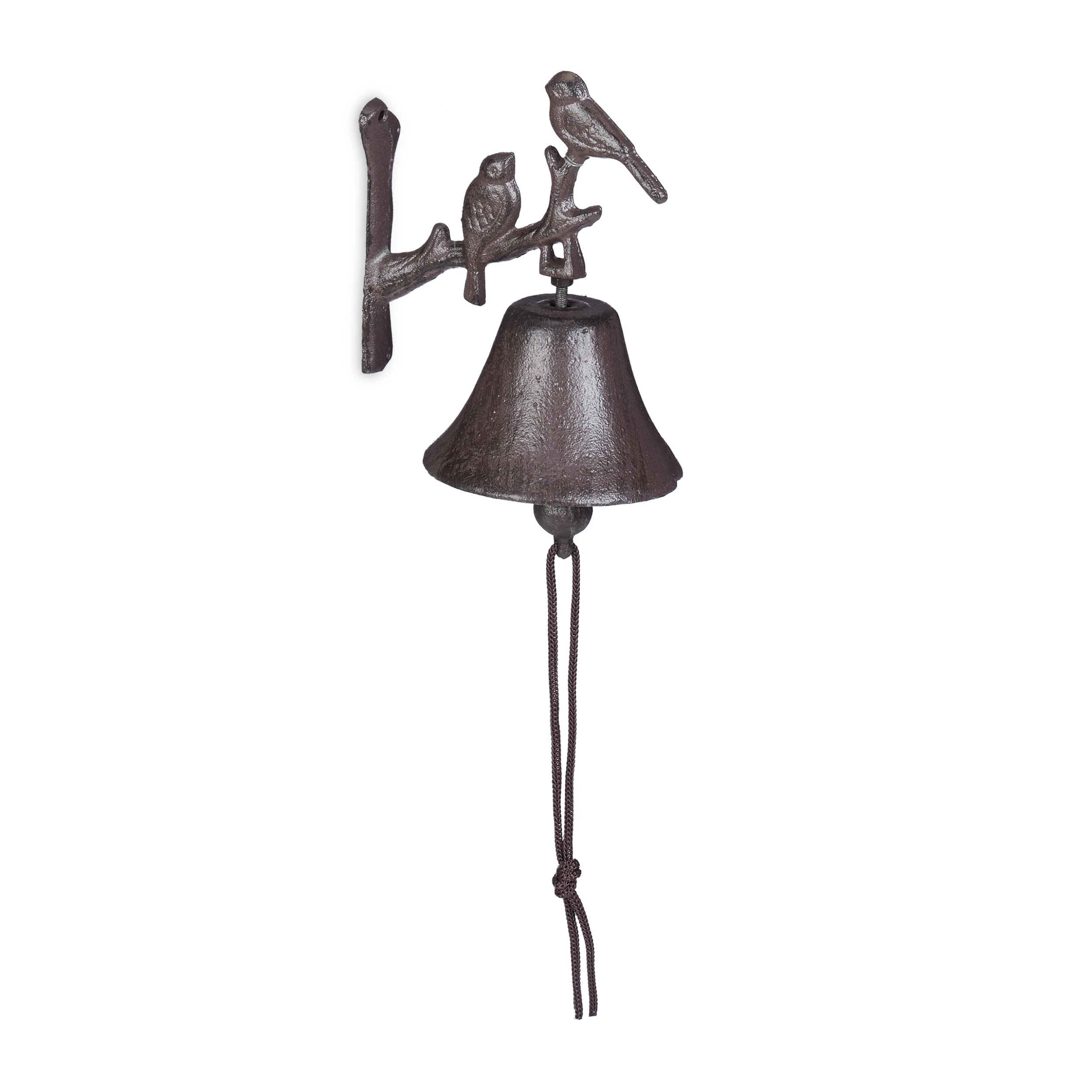 Relaxdays Türglocke Vogel Motiv In Braun