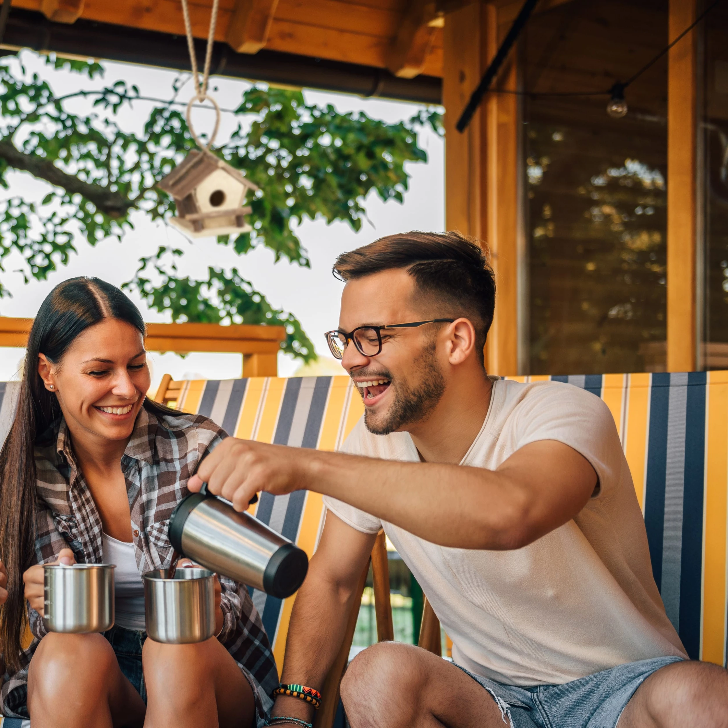 Relaxdays Vogelhaus In Natur – Bild 3