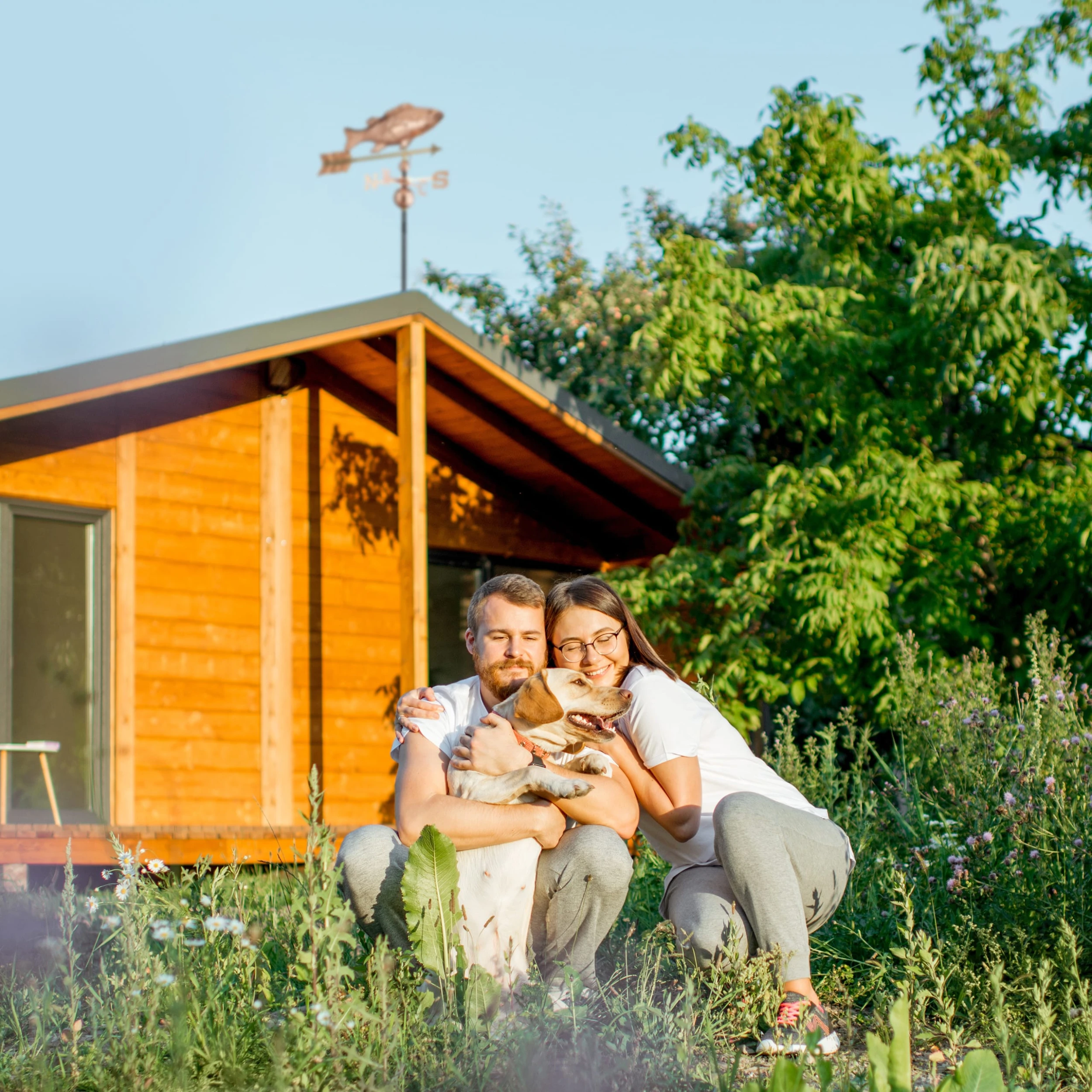 Relaxdays Wetterfahne "Fisch" In Kupfer – Bild 3