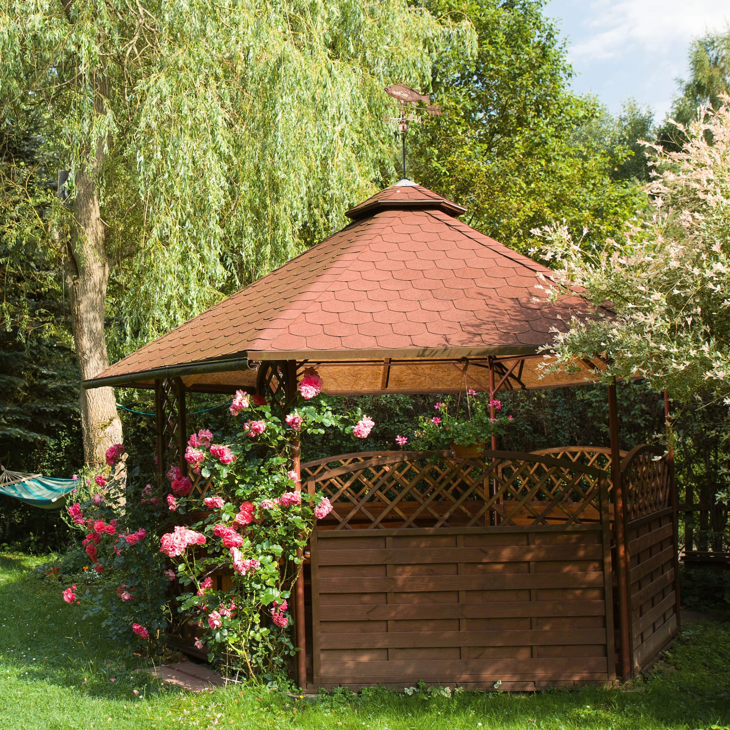 Relaxdays Wetterfahne "Fisch" In Kupfer – Bild 5