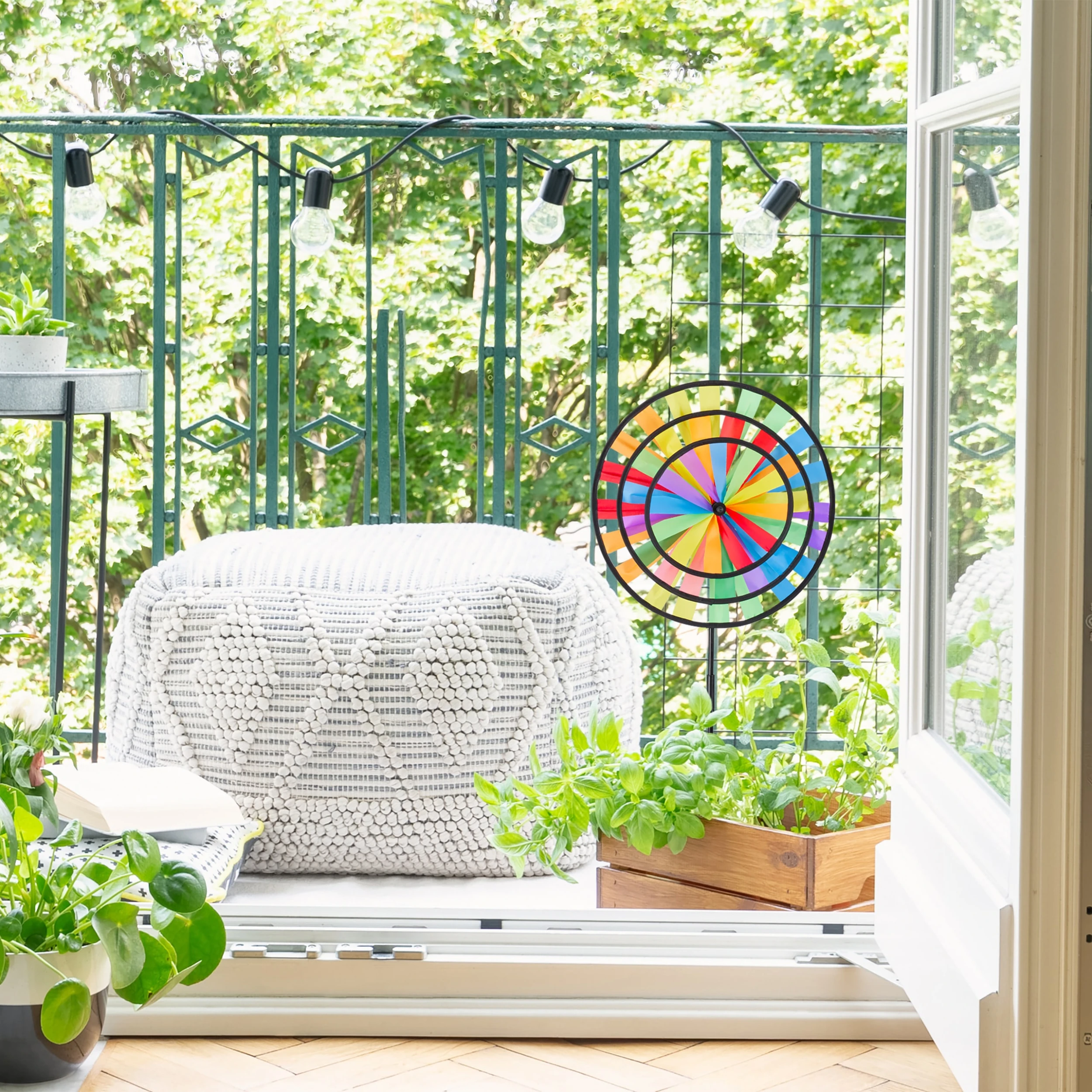 Relaxdays Windrad In Bunt – Bild 3