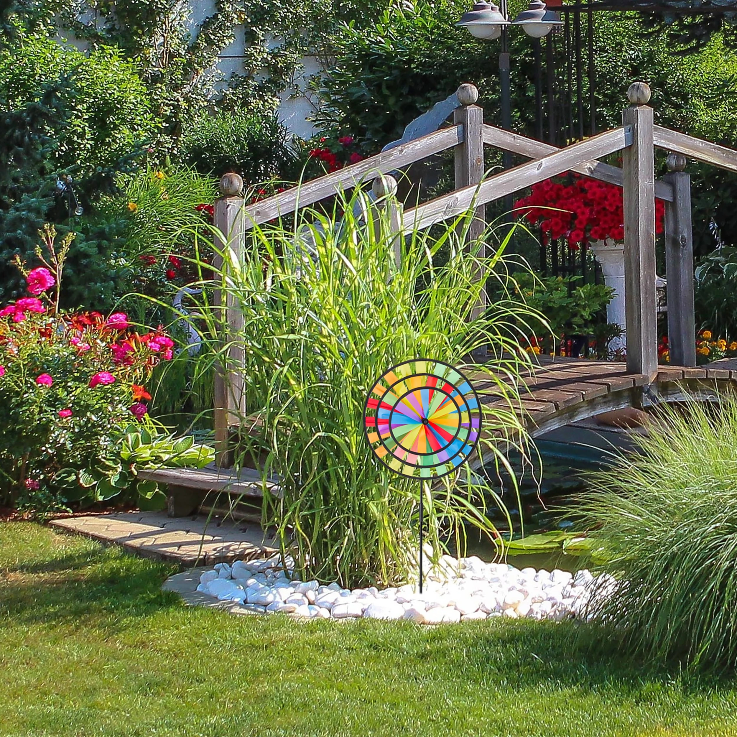 Relaxdays Windrad In Bunt – Bild 5