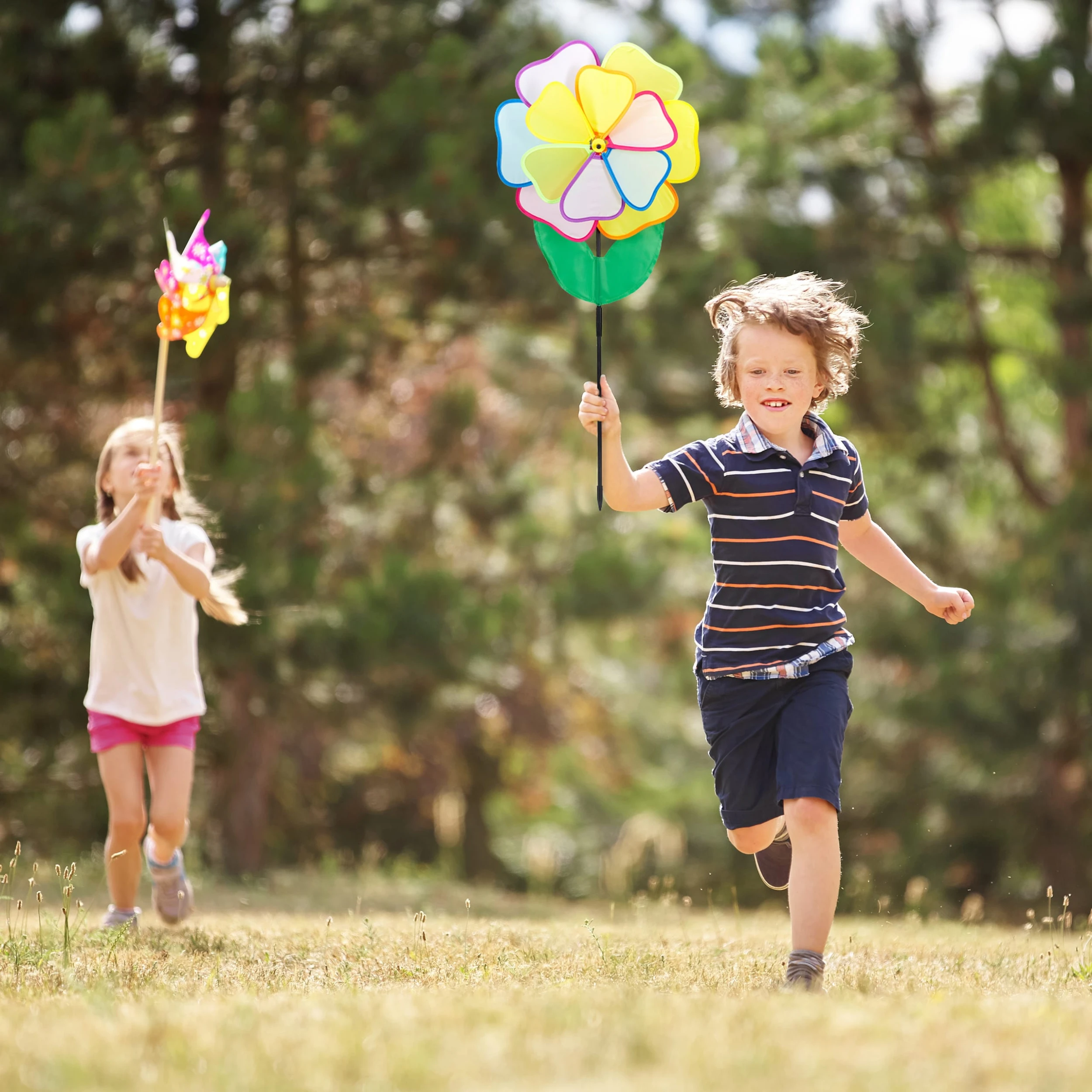 Relaxdays Windrad In Bunt - (B)36 X (H)85 X (T)10 Cm – Bild 3