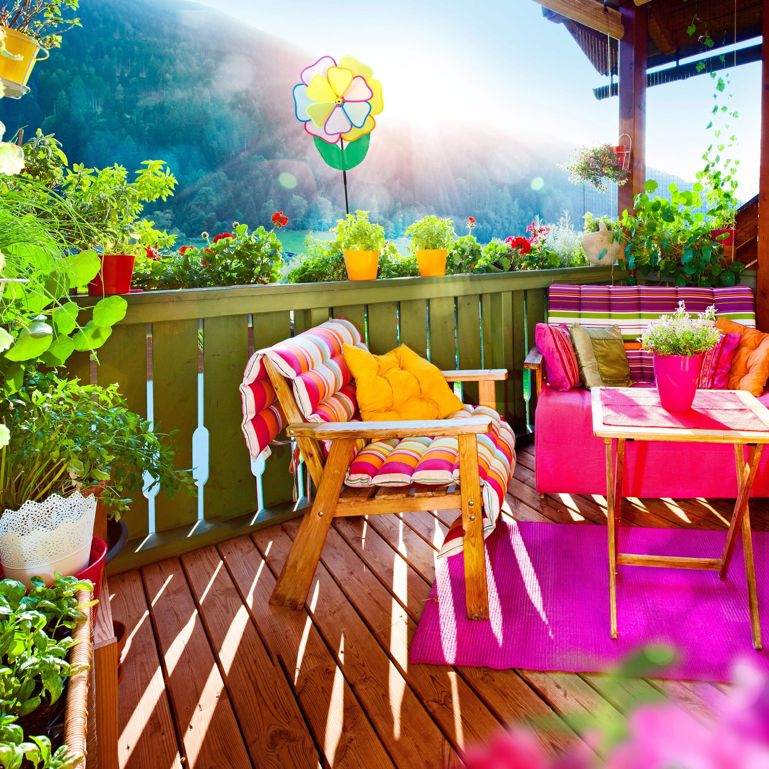 Relaxdays Windrad In Bunt - (B)36 X (H)85 X (T)10 Cm – Bild 5