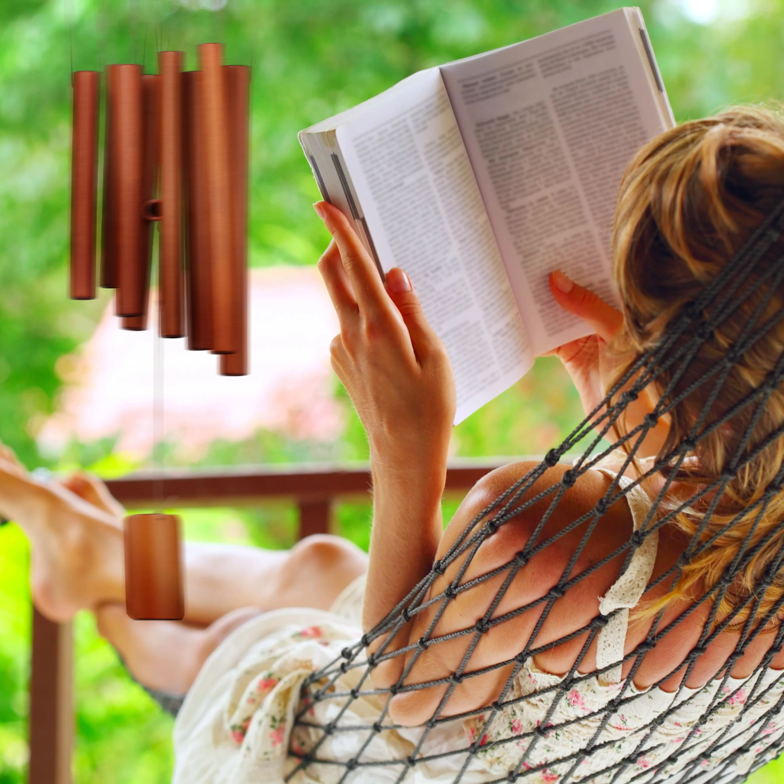 Relaxdays Windspiel In Braun - (B)14 X (H)60 Cm – Bild 5