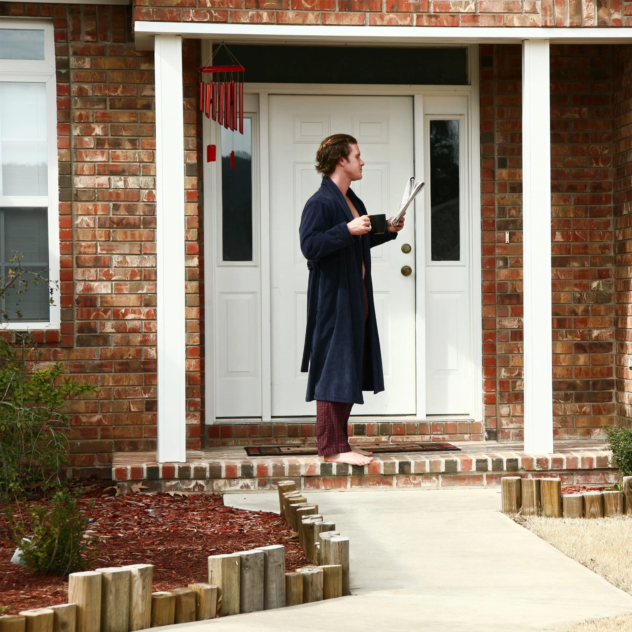 Relaxdays Windspiel In Braun - (B)21 X (H)60 Cm – Bild 3