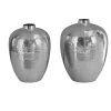 Riess-ambiente.de Vase ORIENTAL In Silber - 25 X 32 X 25cm