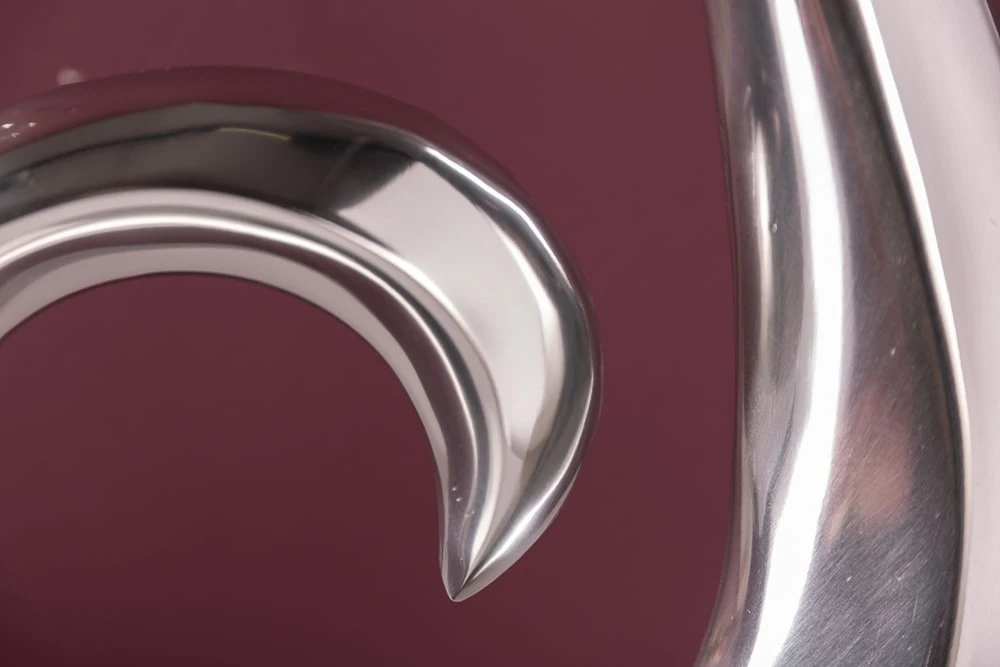 Riess-ambiente.de Vase WAVE In Silber - 25 X 48 X 6cm – Bild 5