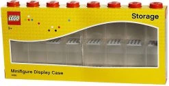 Room Copenhagen LEGO® Setzkasten Vitrine Minifiguren Rot, Für 16 Figuren, 33 X 63 X 5 Cm