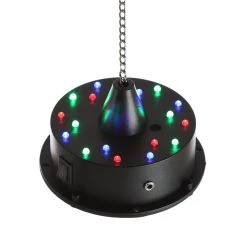 SATISFIRE Discokugelmotor Mit Farbigen LED In Schwarz