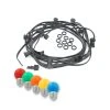 SATISFIRE Partylichterkette 10 Bunte LED - 10 Meter
