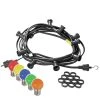 SATISFIRE Partylichterkette 10m - 30 Bunte Lampen