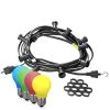 SATISFIRE Partylichterkette 5m - 10 Bunte Lampen