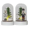 Star Trading 2er-Set: LED-Dekofiguren "Nutcracker" In Weiß - (H)9 X Ø 5,5 Cm