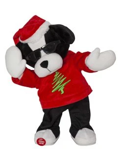 Star Trading Kuscheltier "Merry Pal" In Schwarz/ Rot - (B)16 X (H)33 Cm