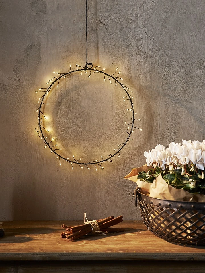 Star Trading LED-Dekohänger "Nike" In Schwarz - Ø 30 Cm – Bild 3