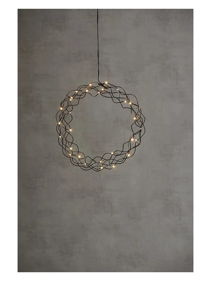 Star Trading LED-Dekoleuchte "Curly" In Schwarz - Ø 30 Cm – Bild 2