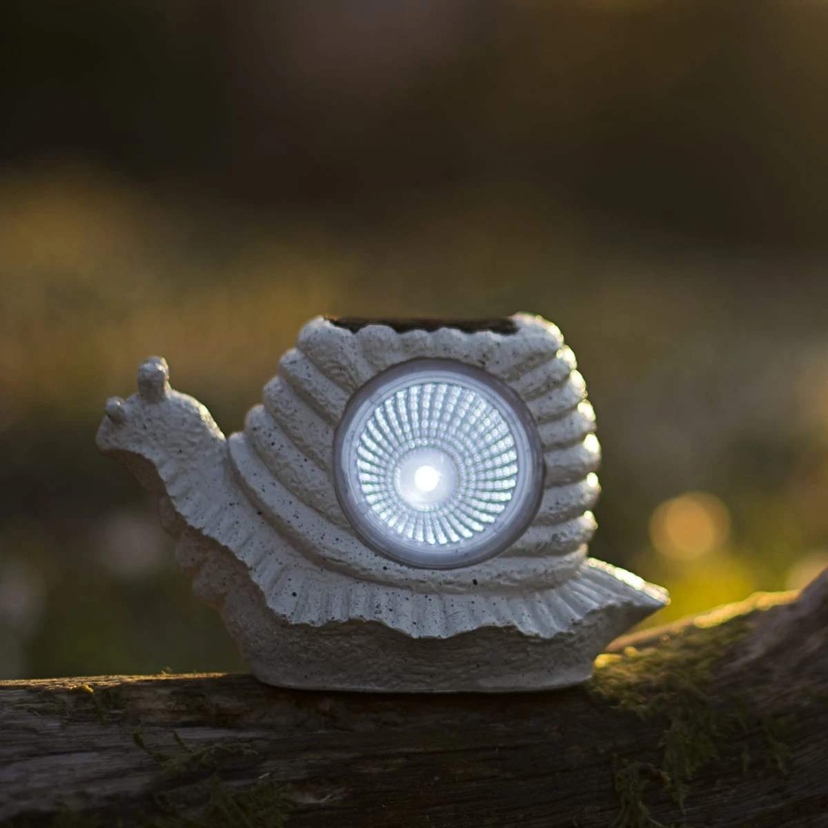 Star Trading LED Solar Gartenfigur Schnecke In Grau - H: 9cm – Bild 2