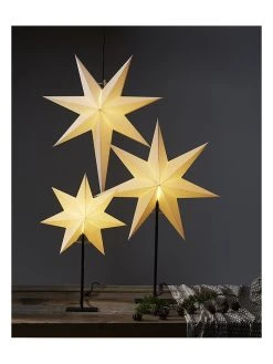 Star Trading Standleuchte "Frozen" In Weiß - (B)55 X (H)80 Cm