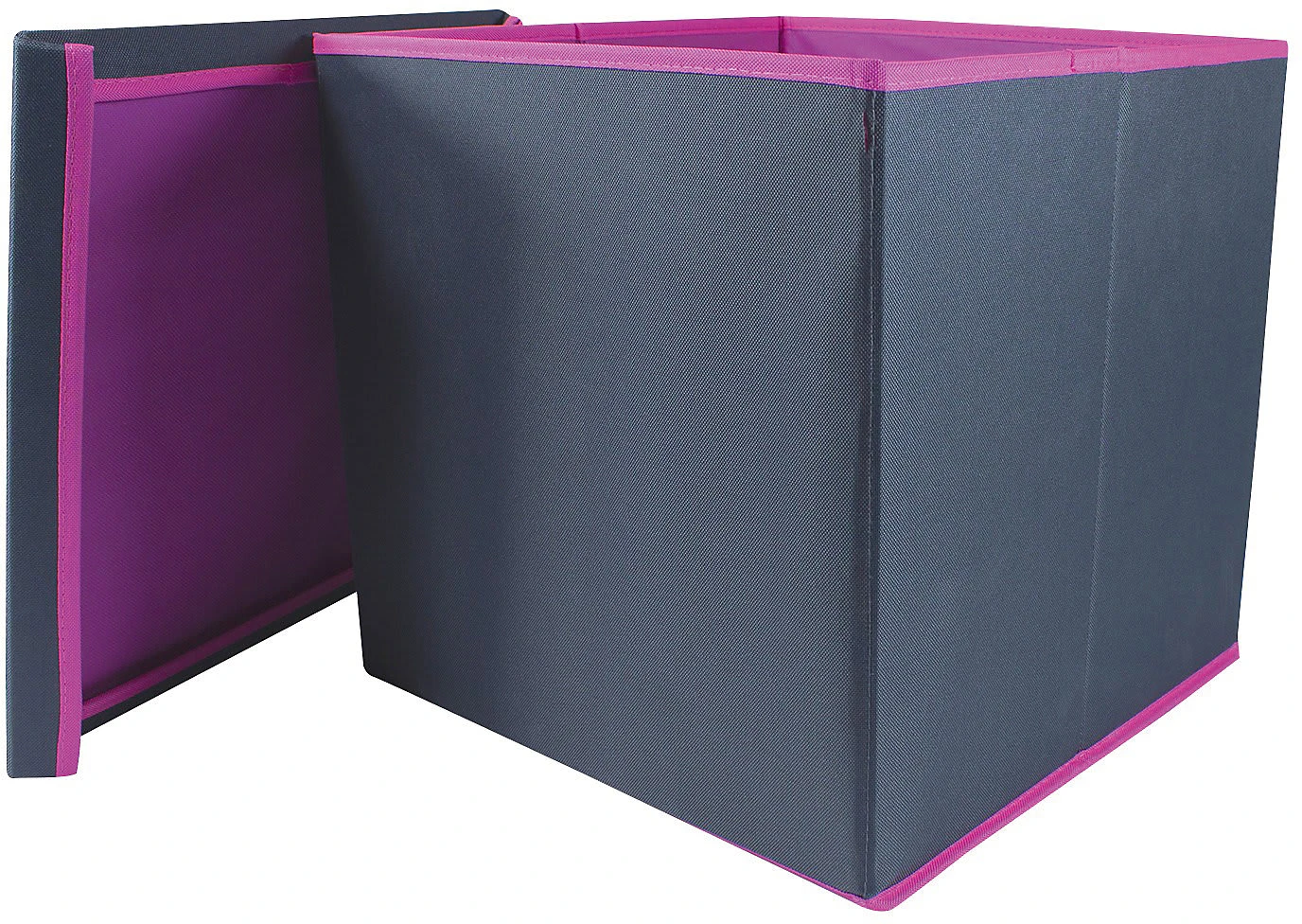 Store.it Aufbewahrungsbox Krone Grau/pink Mit Stabilem Deckel, 33 X 33 X 33 Cm – Bild 5